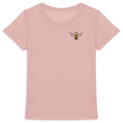 Bee Bolted 4 Logo T-shirt Femme à Col Rond