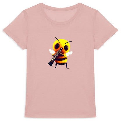 Clarinet Bee 1 Front T-shirt Femme à Col Rond