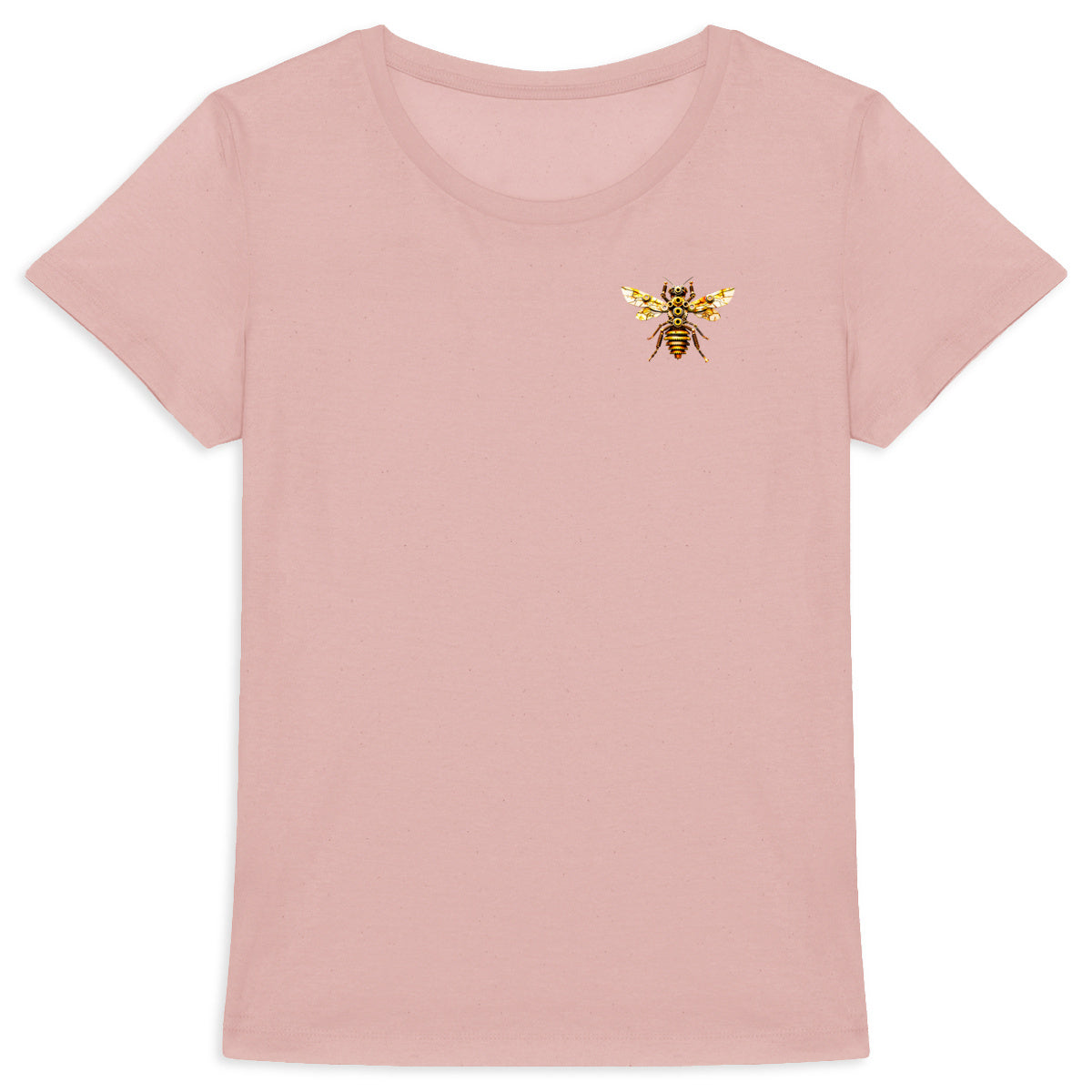 Bee Bolted 2 Logo T-shirt Femme à Col Rond