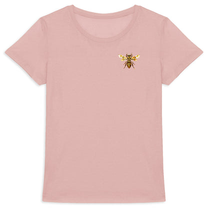 Bee Bolted 2 Logo T-shirt Femme à Col Rond