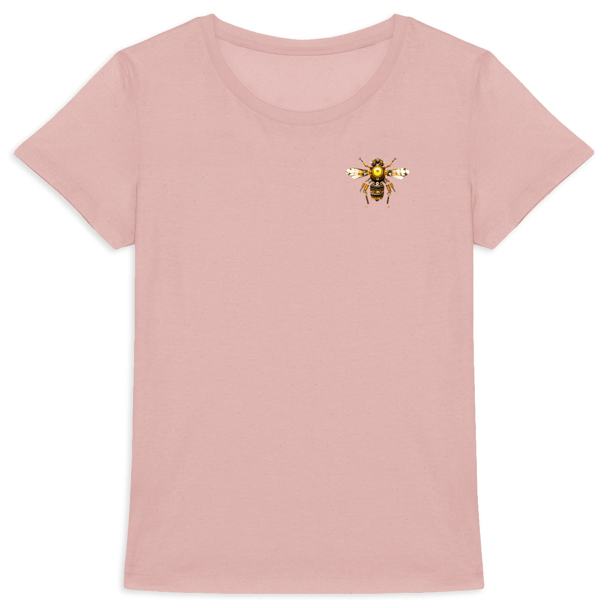 Bee Bolted 3 Logo T-shirt Femme à Col Rond 