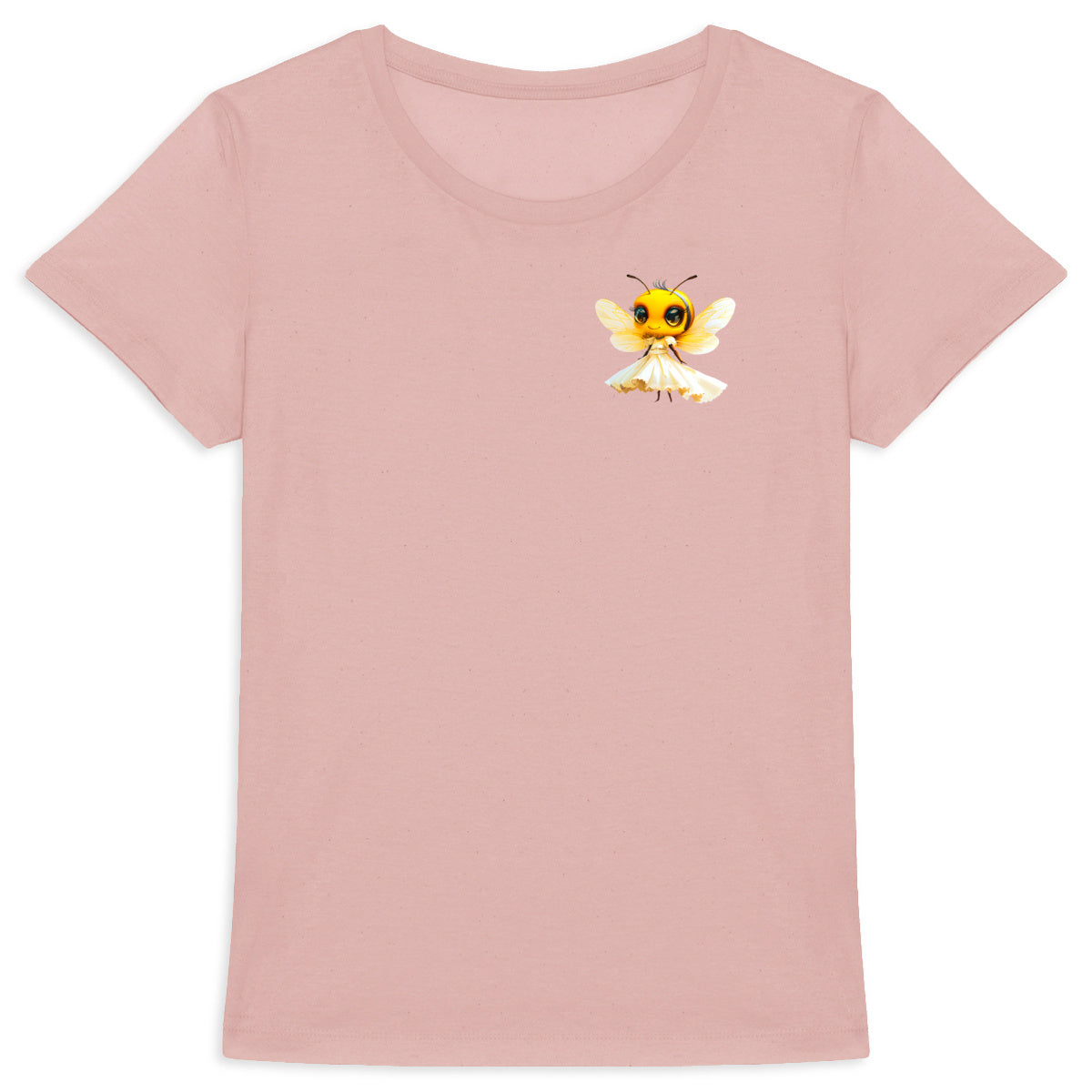 Dressed Up Bee 1 Logo T-shirt Femme à Col Rond