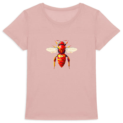 The Flash Bee Front T-shirt Femme à Col Rond