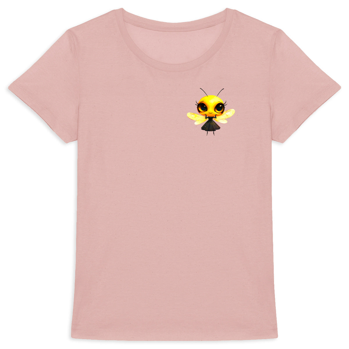 Dressed Up Bee 2 Logo T-shirt Femme à Col Rond