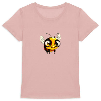 Cute Bee 2 Front T-shirt Femme à Col Rond