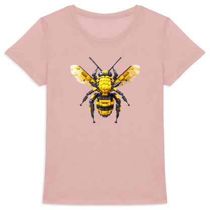 Lego Bee 1 Front with T-shirt Femme à Col Rond