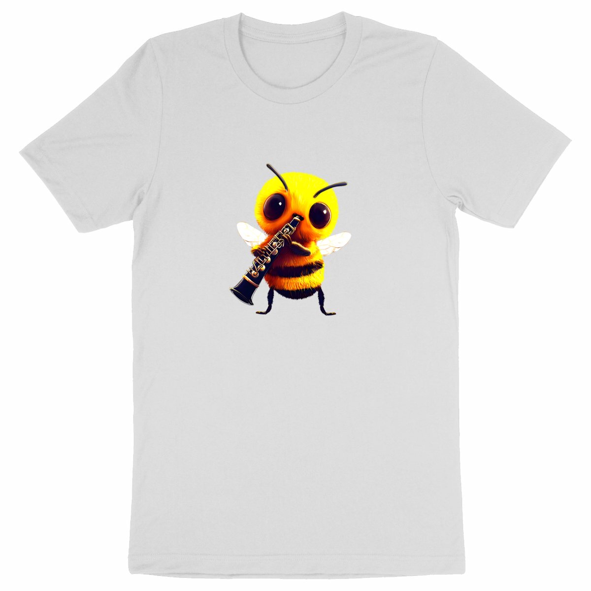 Clarinet Bee 1 Front T-shirt Homme à Col Rond