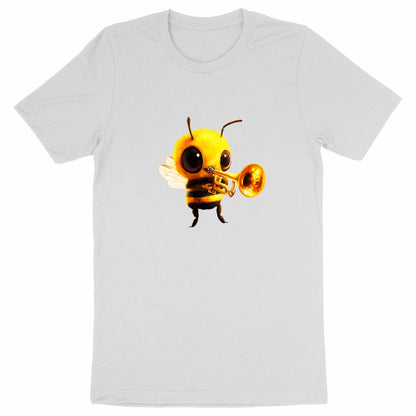 Trumpet Bee 1 Front T-shirt Homme à Col Rond