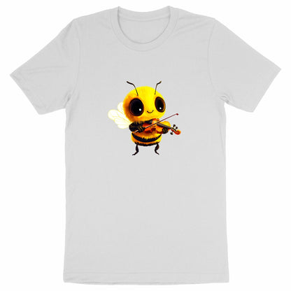 Violin Bee 1 Front T-shirt Homme à Col Rond