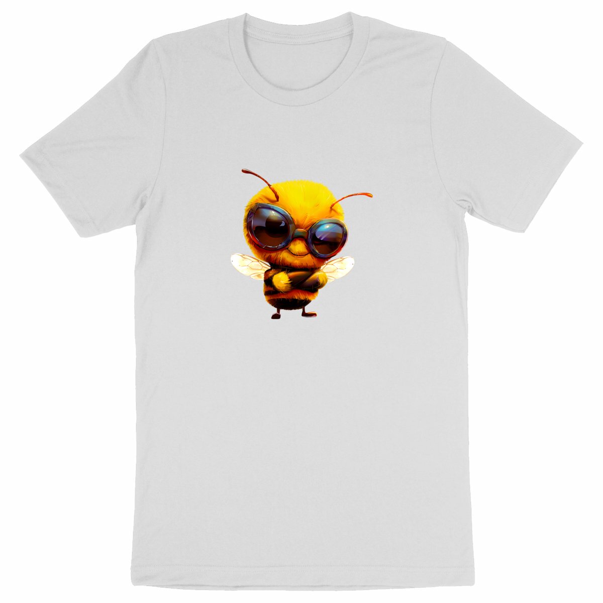 Cool Bee 2 Front T-shirt Homme à Col Rond