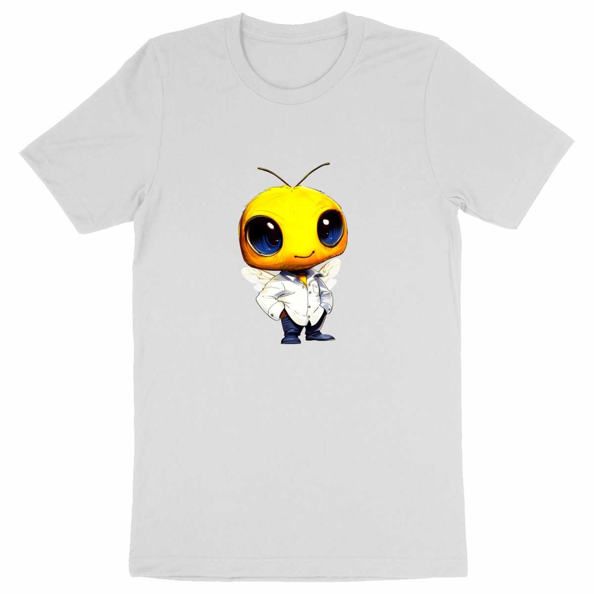 Dressed Up Bee 3 Front T-shirt Homme à Col Rond