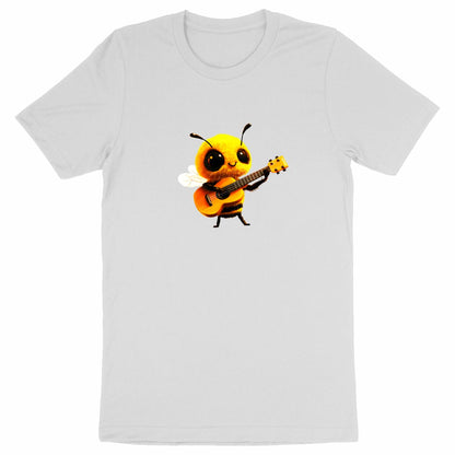 Guitar Bee 1 Front T-shirt Homme à Col Rond