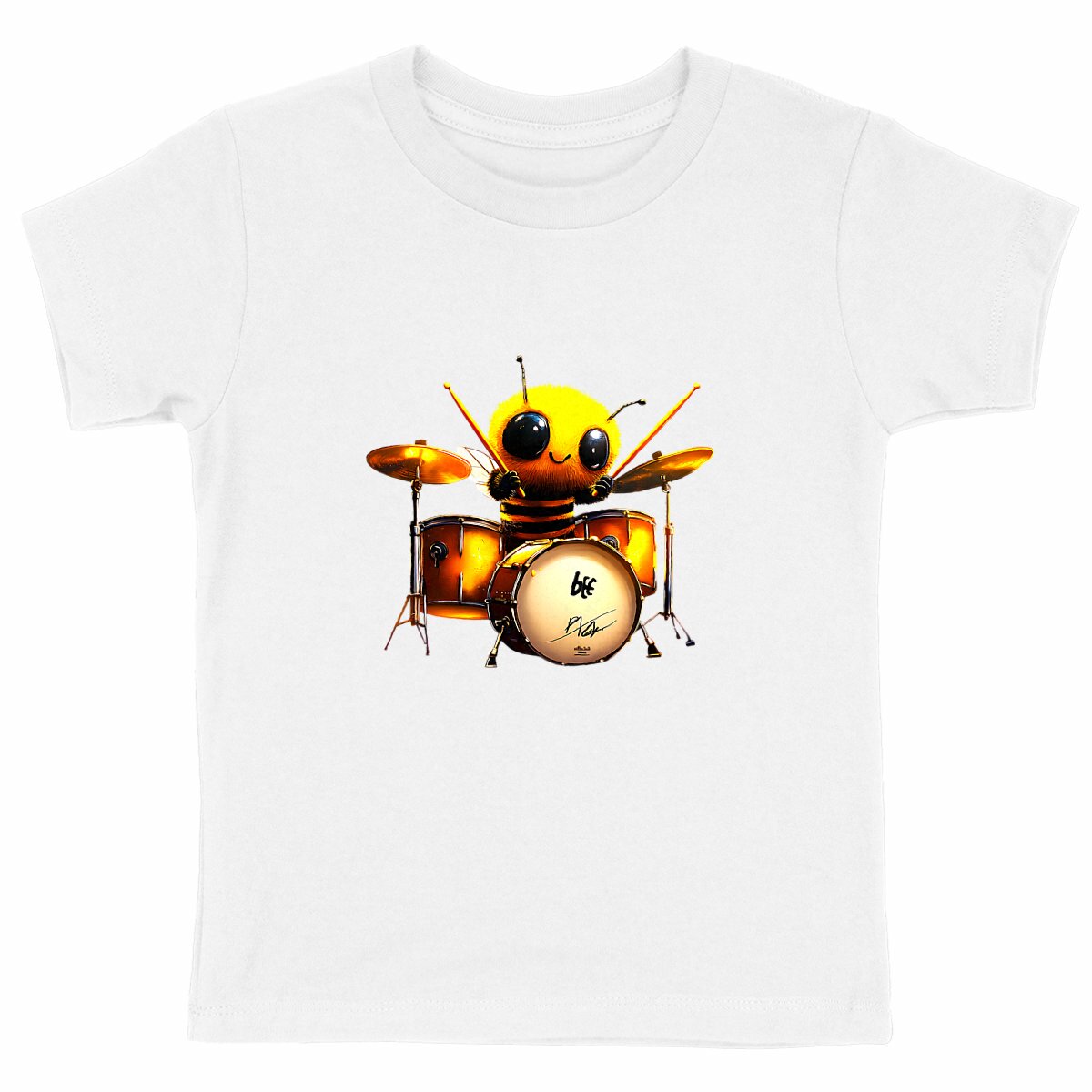 Battery Bee 2 Front T-shirt Enfant à Col Rond