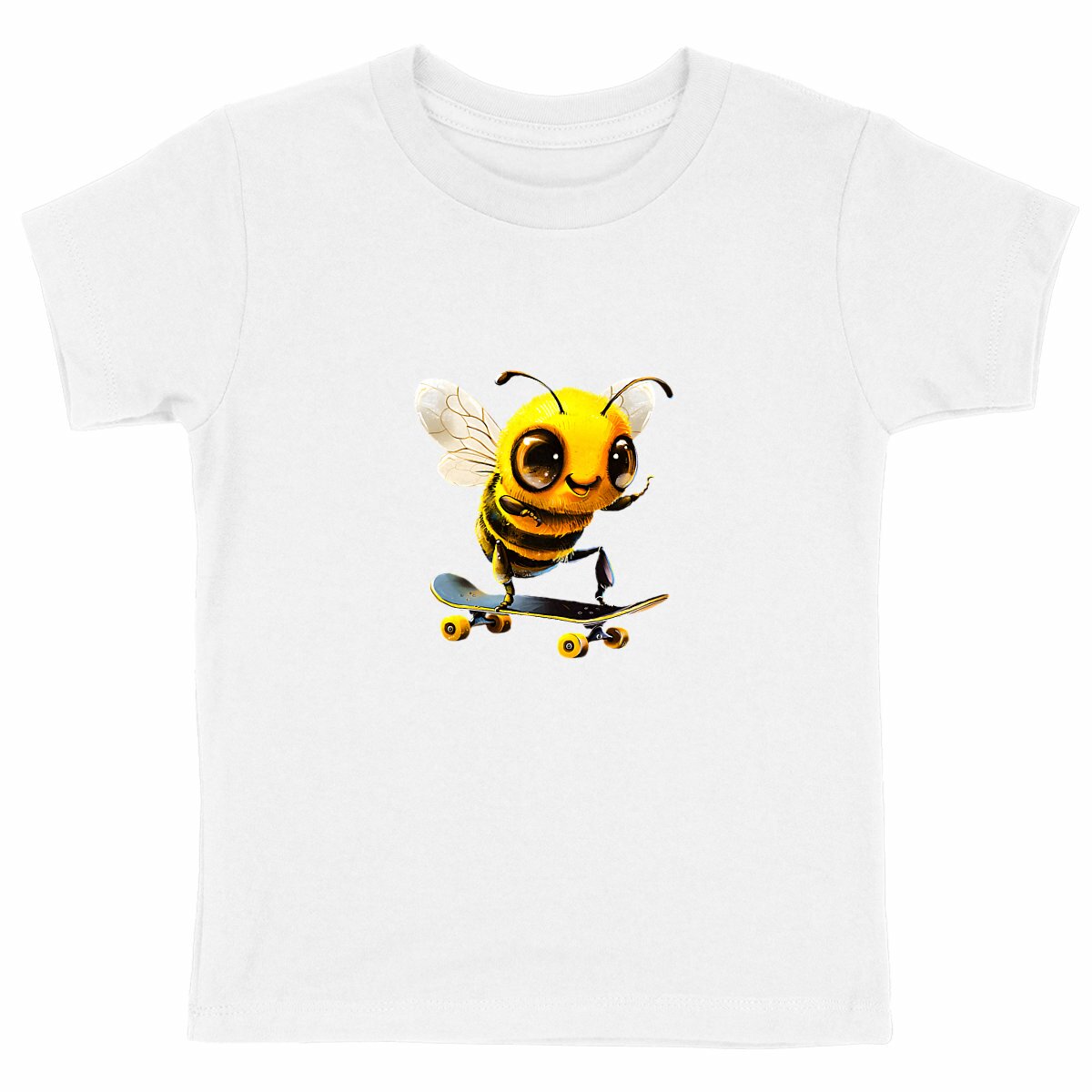 Skateboarding Bee Front