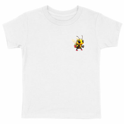 School Bee 1 Logo T-shirt Enfant à Col Rond