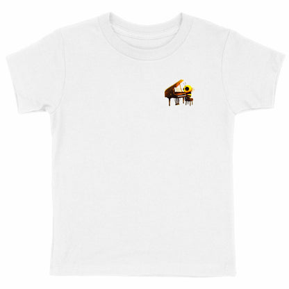 Piano Bee 1 Logo T-shirt Enfant à Col Rond