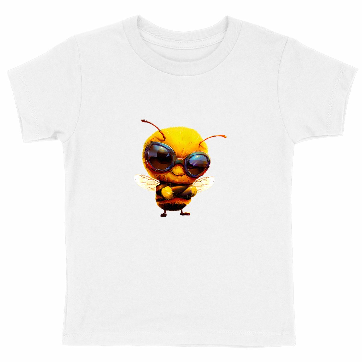 Cool Bee 2 Front T-shirt Enfant à Col Rond