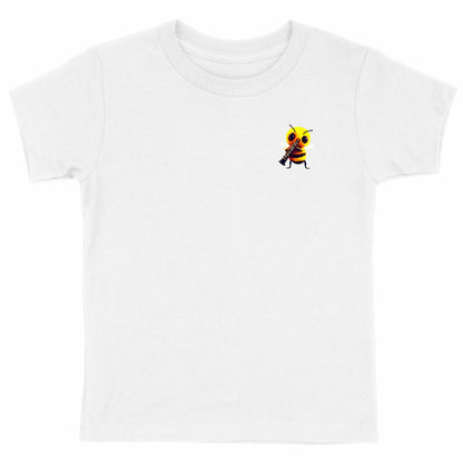 Clarinet Bee 1 Logo T-shirt Enfant à Col Rond