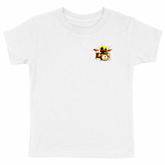 Battery Bee 2 Logo T-shirt Enfant à Col Rond