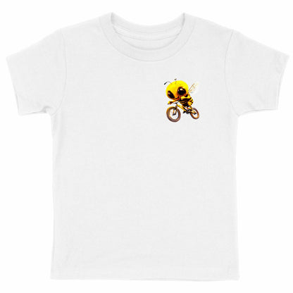 Biking Bee Logo T-shirt Enfant à Col Rond