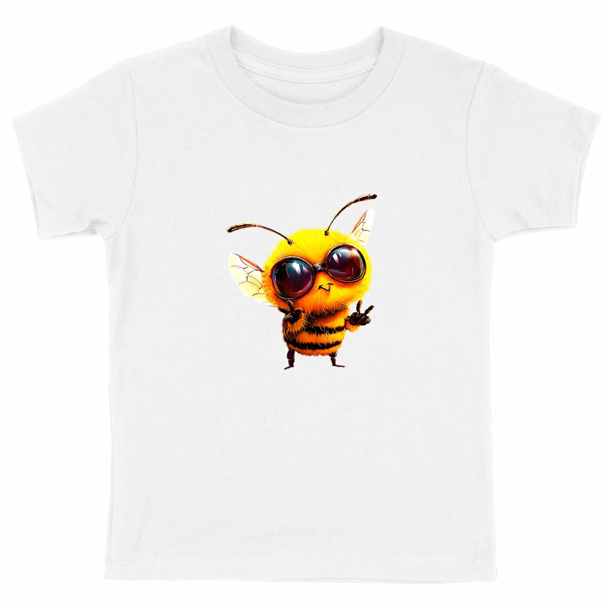 Cool Bee 1 Front T-shirt Enfant à Col Rond