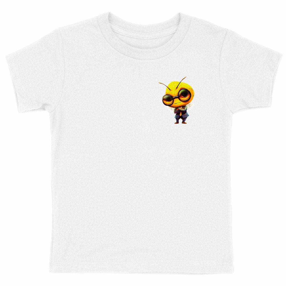 Dressed Up Bee 1 Logo T-shirt Enfant à Col Rond