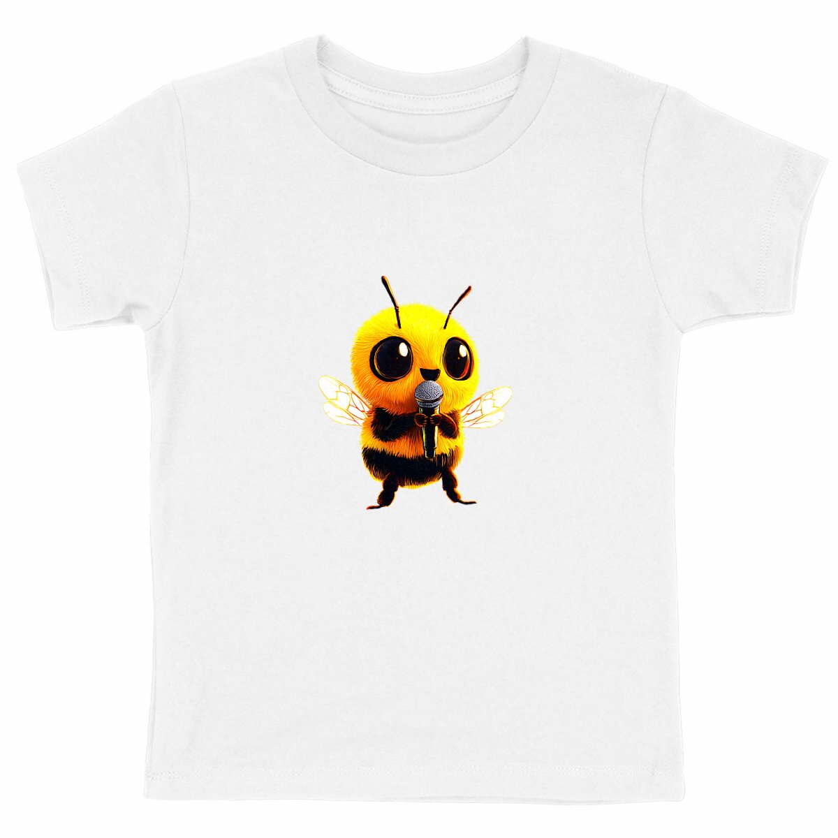 Singer Bee 1 Front T-shirt Enfant à Col Rond