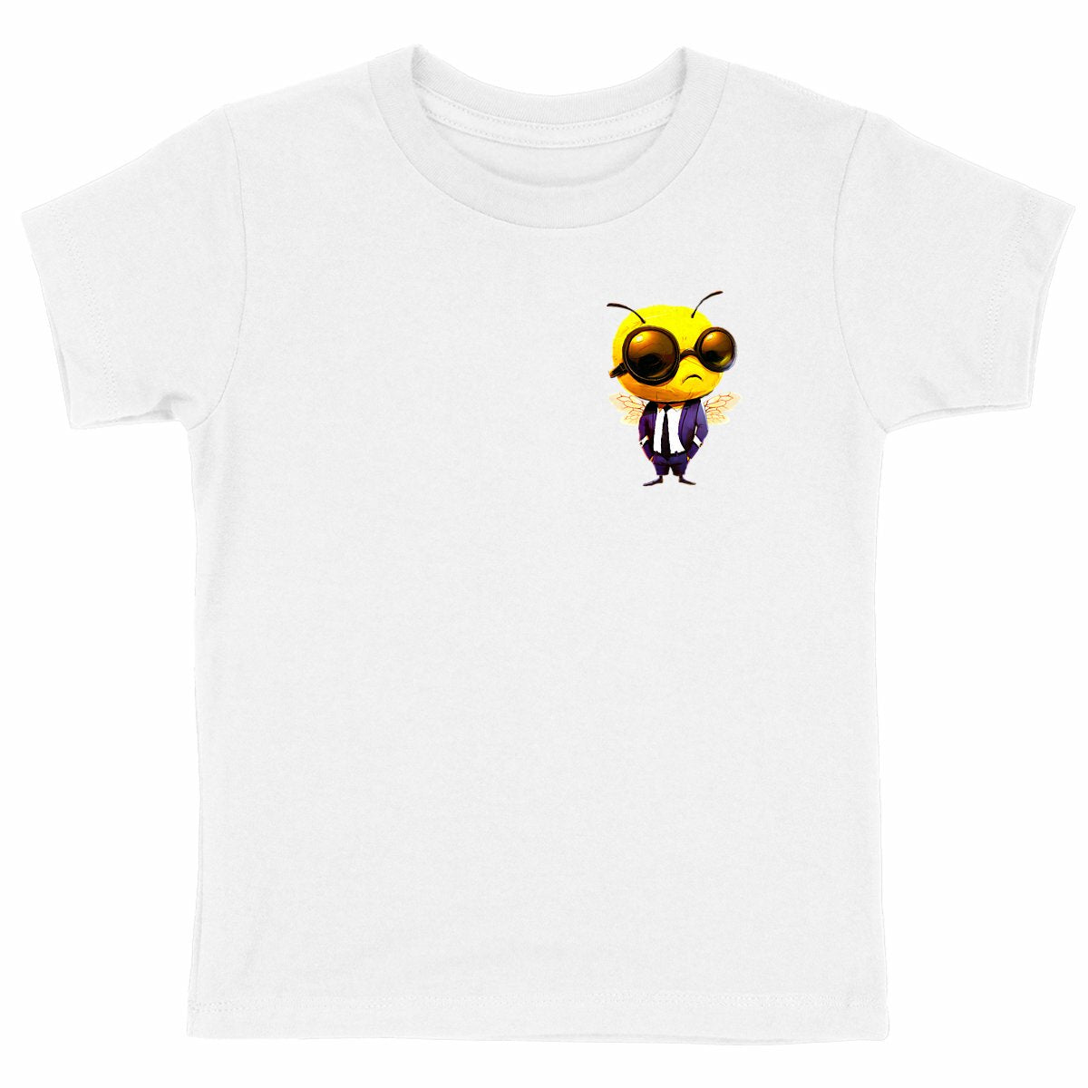 Dressed Up Bee 2 Logo T-shirt Enfant à Col Rond