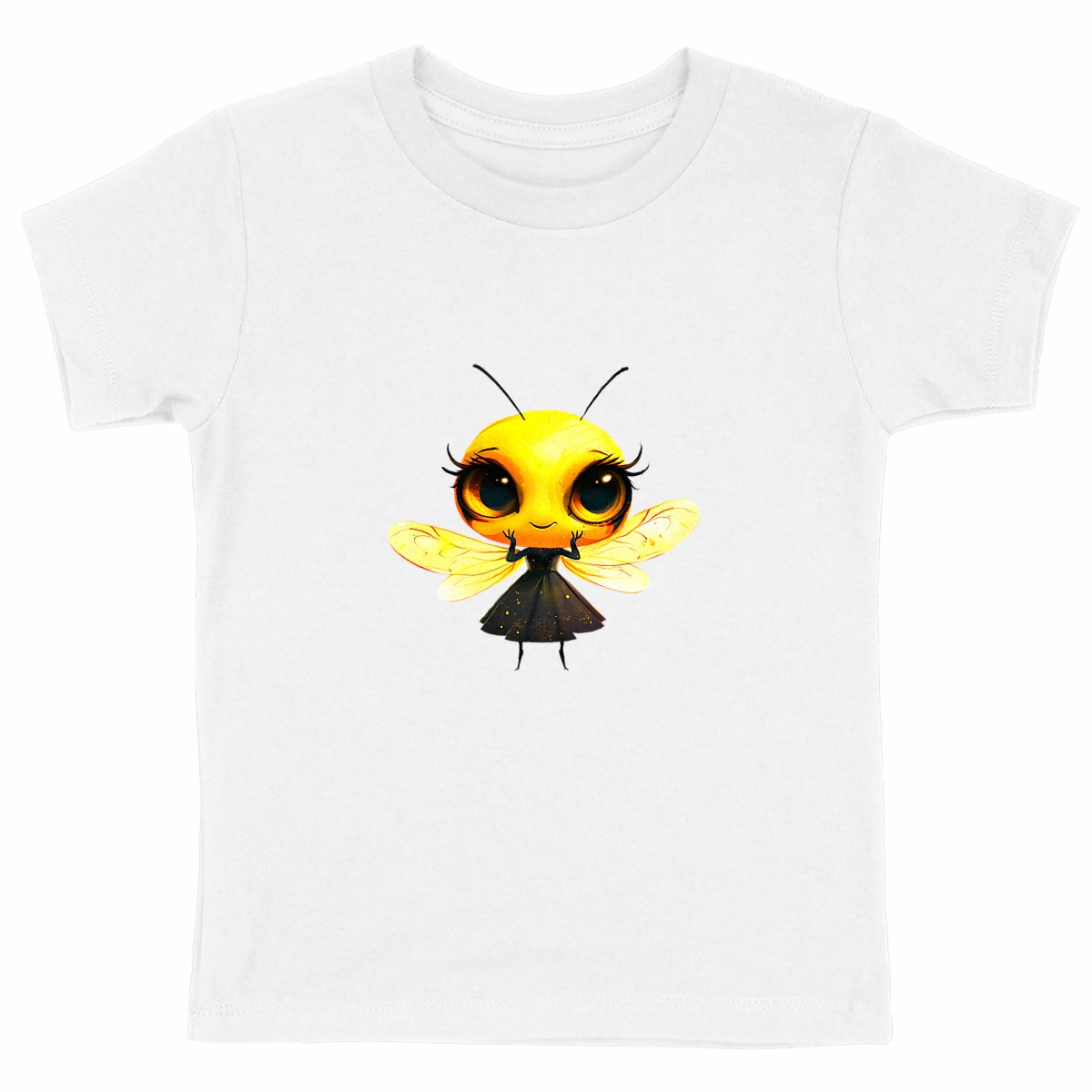 Dressed Up Bee 2 Front T-shirt Enfant à Col Rond