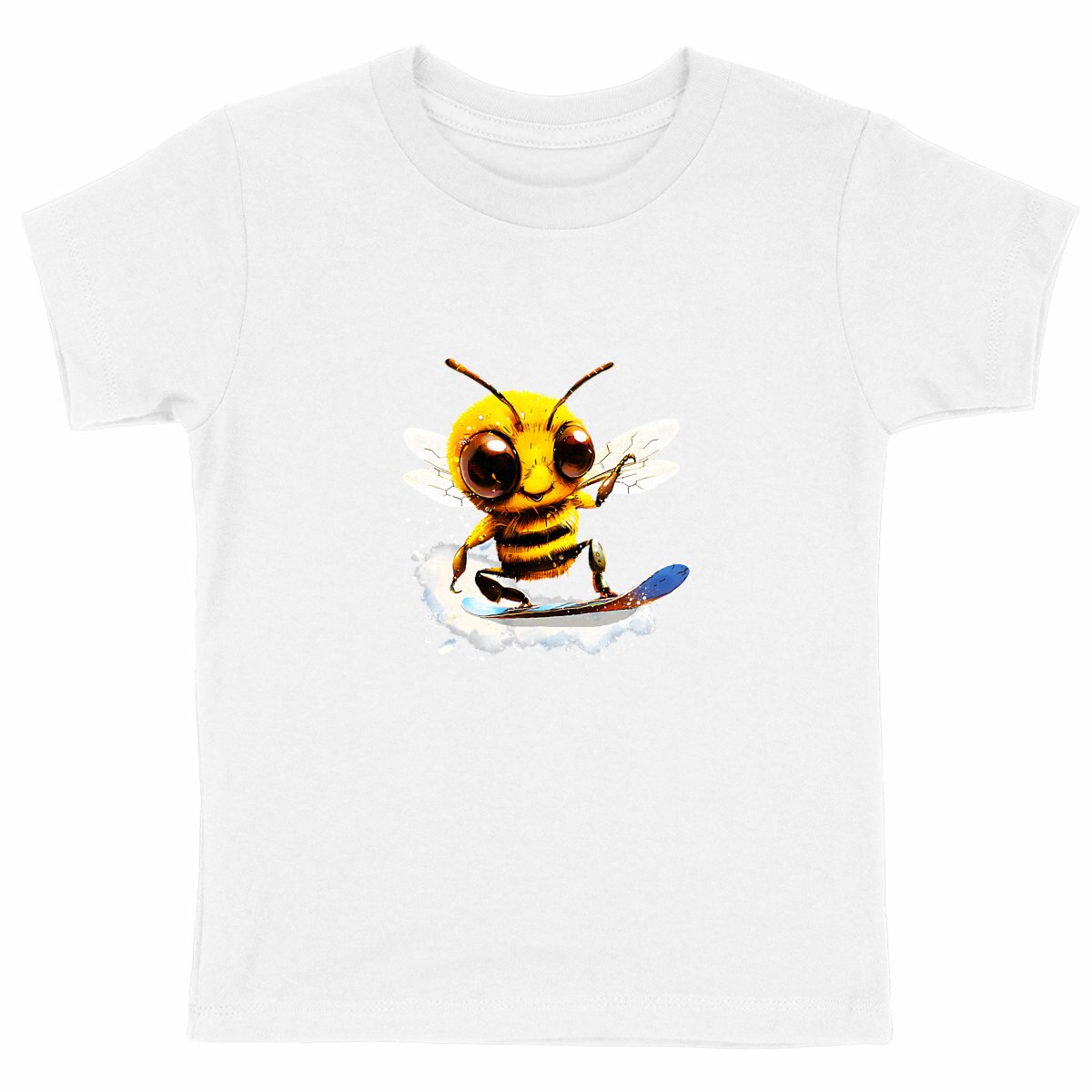 Snowboarding Bee Front