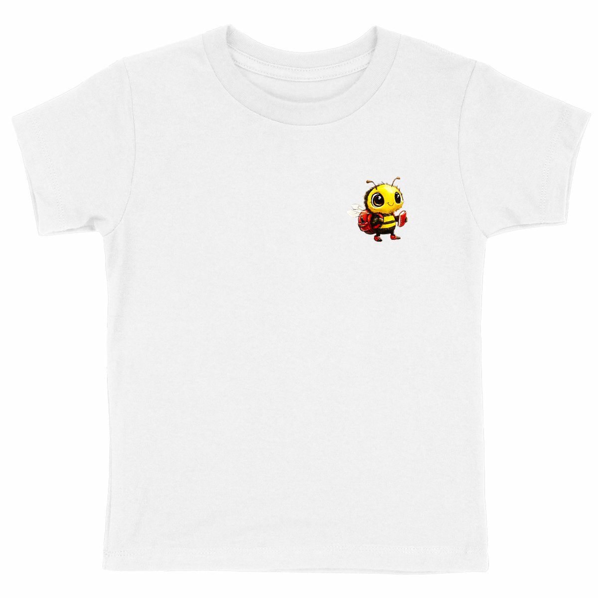 School Bee 2 Logo T-shirt Enfant à Col Rond