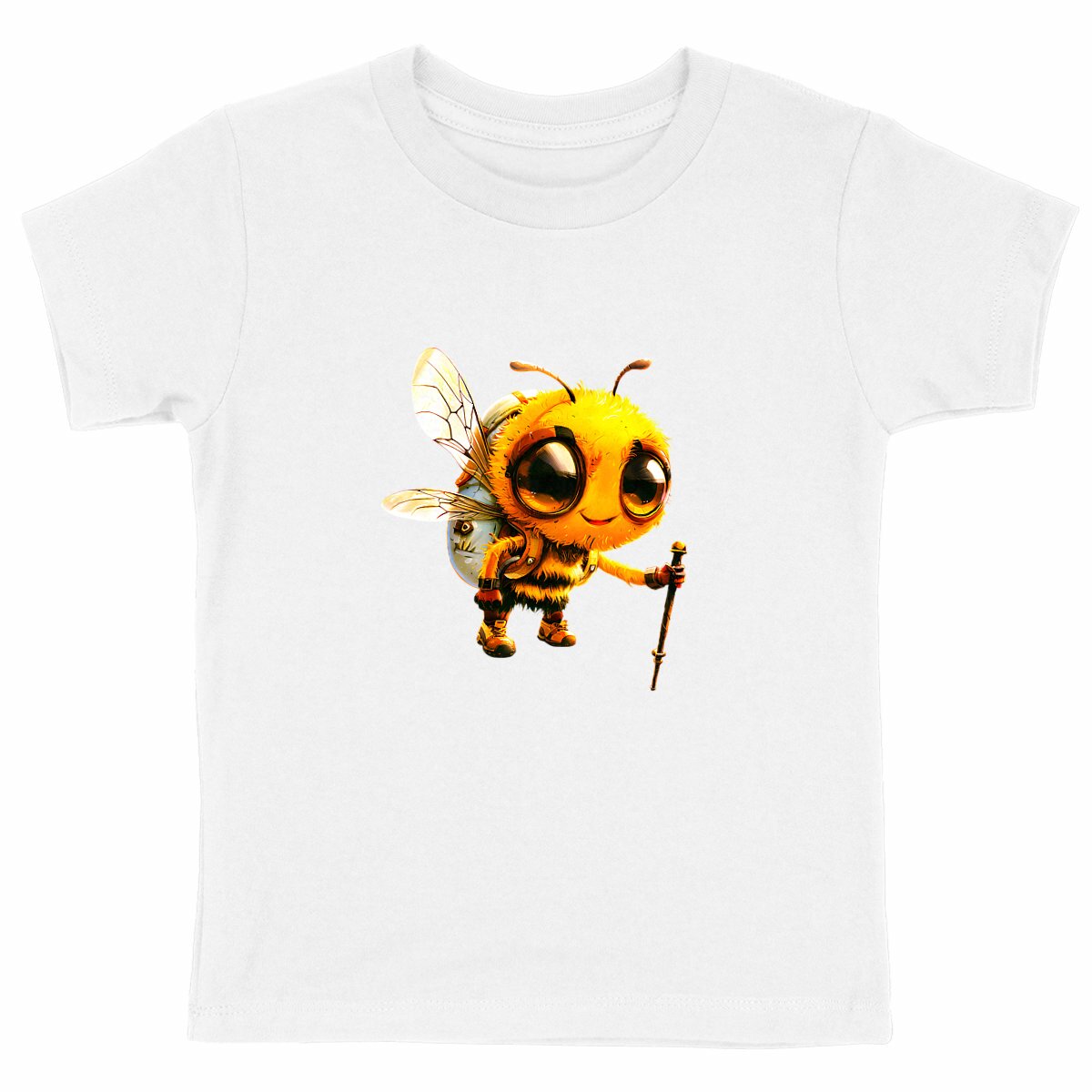 Hiking Bee 1 Front T-shirt Enfant à Col Rond