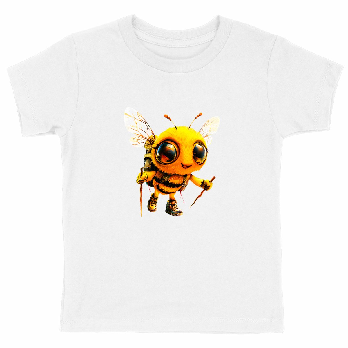 Hiking Bee 2 Back T-shirt Enfant à Col Rond