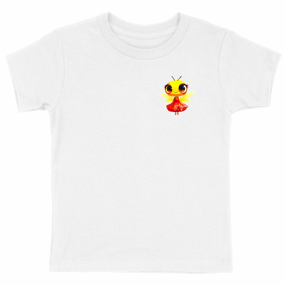 Dressed Up Bee 3 Logo T-shirt Enfant à Col Rond