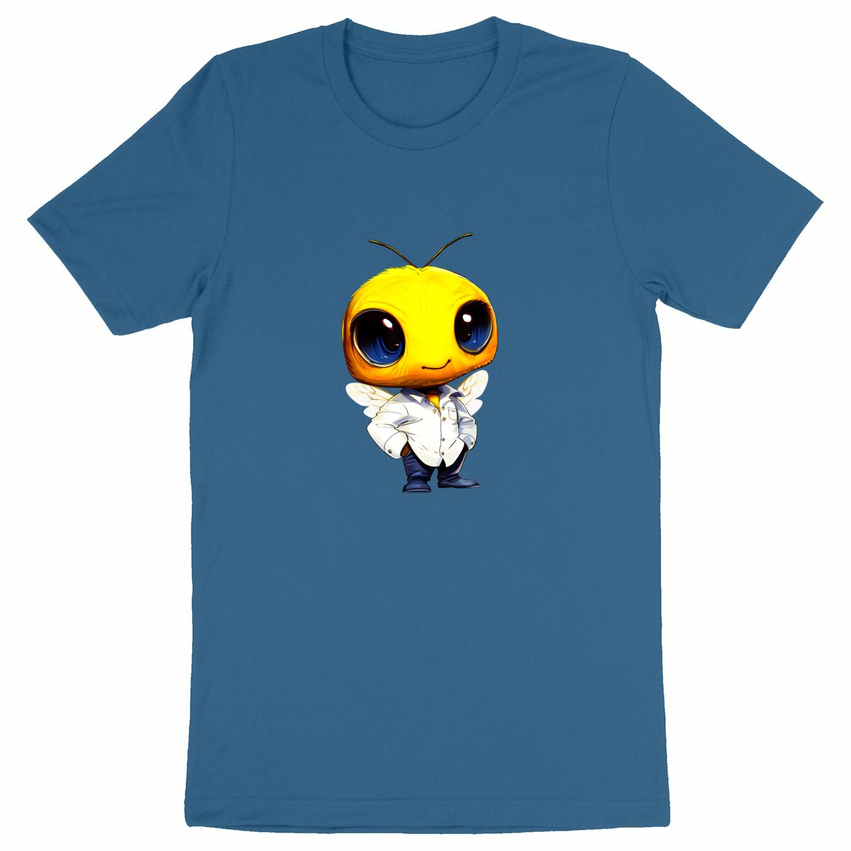 Dressed Up Bee 3 Front T-shirt Homme à Col Rond