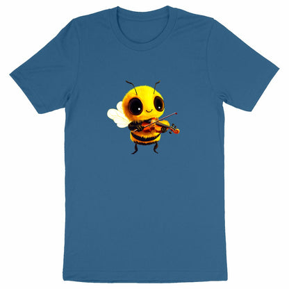 Violin Bee 1 Front T-shirt Homme à Col Rond