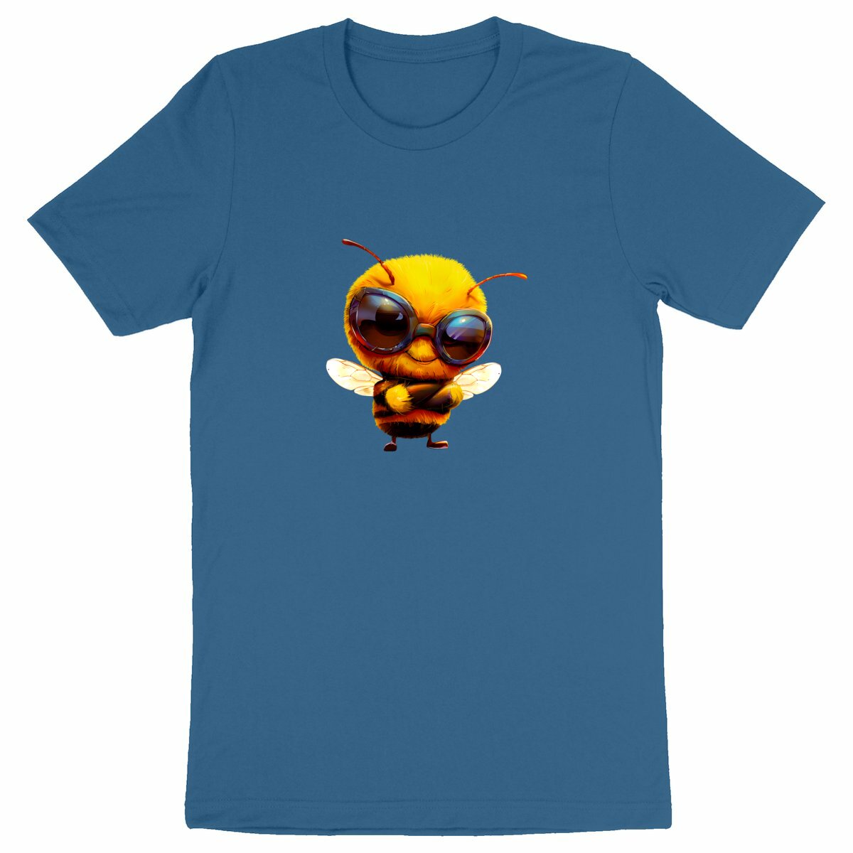 Cool Bee 2 Front T-shirt Homme à Col Rond