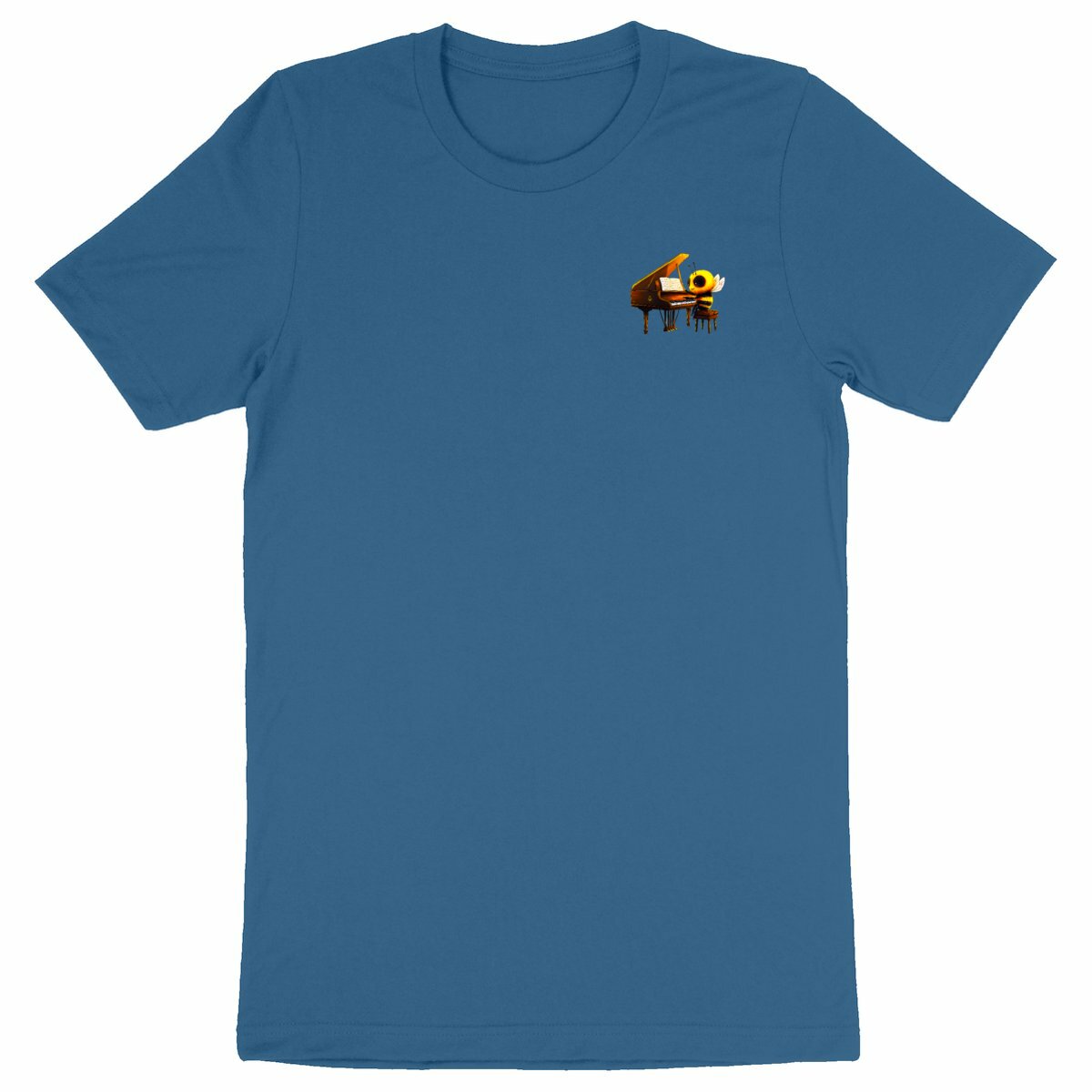 Piano Bee 1 Logo T-shirt Homme à Col Rond