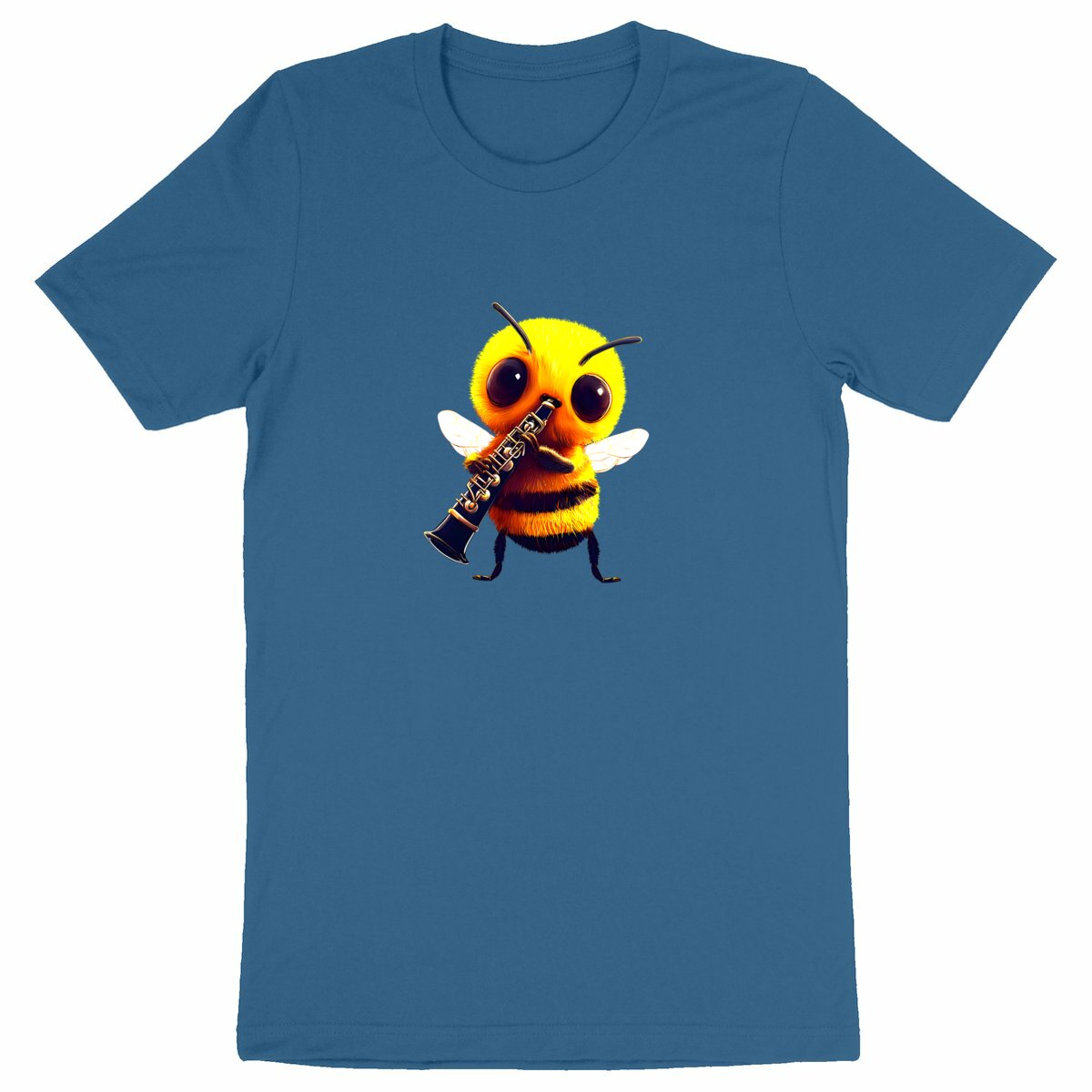 Clarinet Bee 1 Front T-shirt Homme à Col Rond