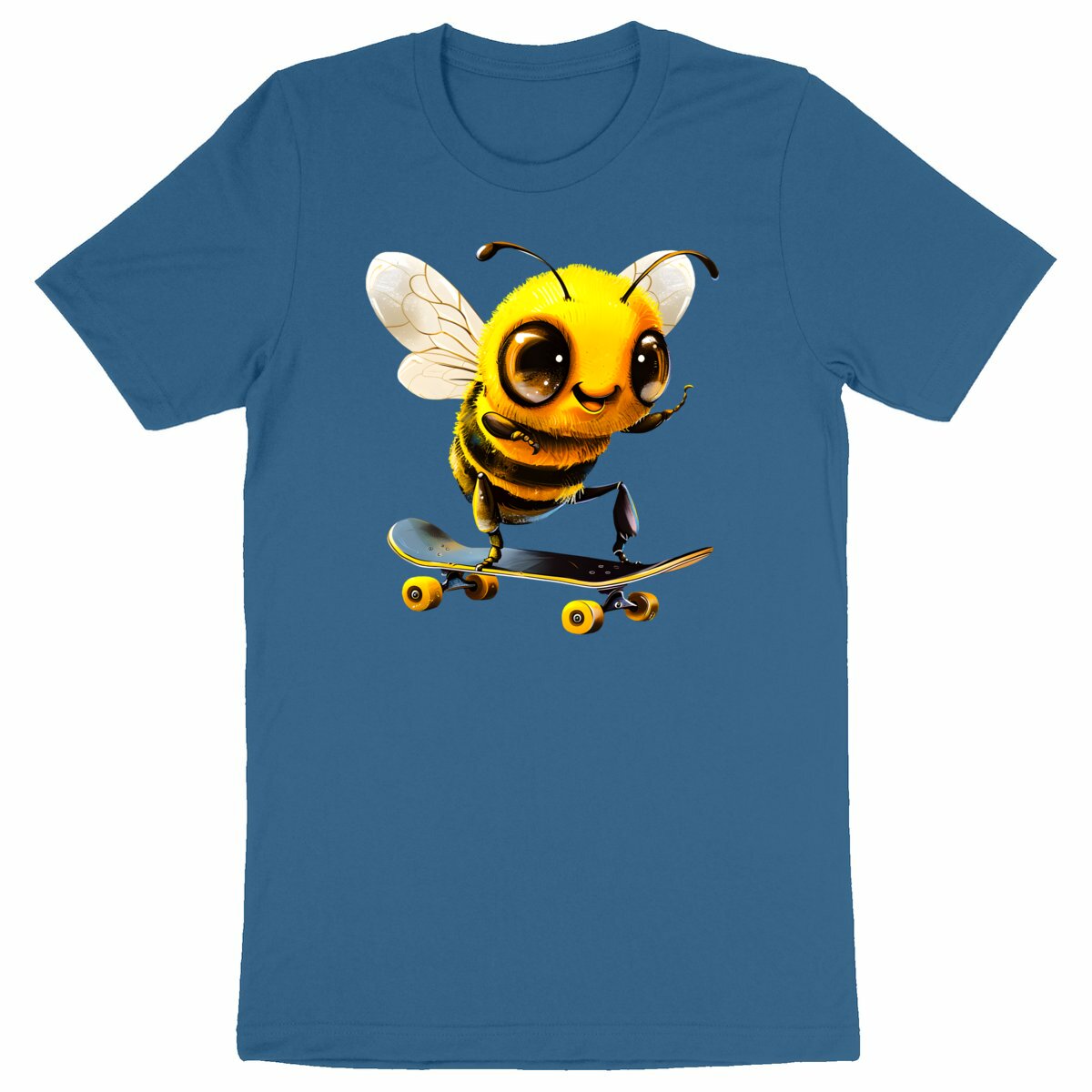 Skateboarding Bee Front