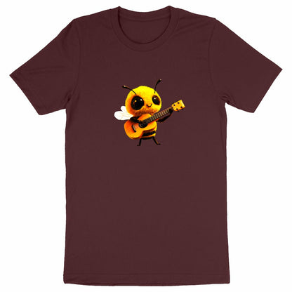 Guitar Bee 1 Front T-shirt Homme à Col Rond