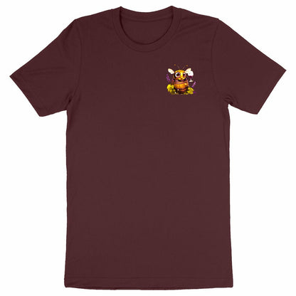 Bee Drinking Wine 3 Logo T-shirt Homme à Col Rond