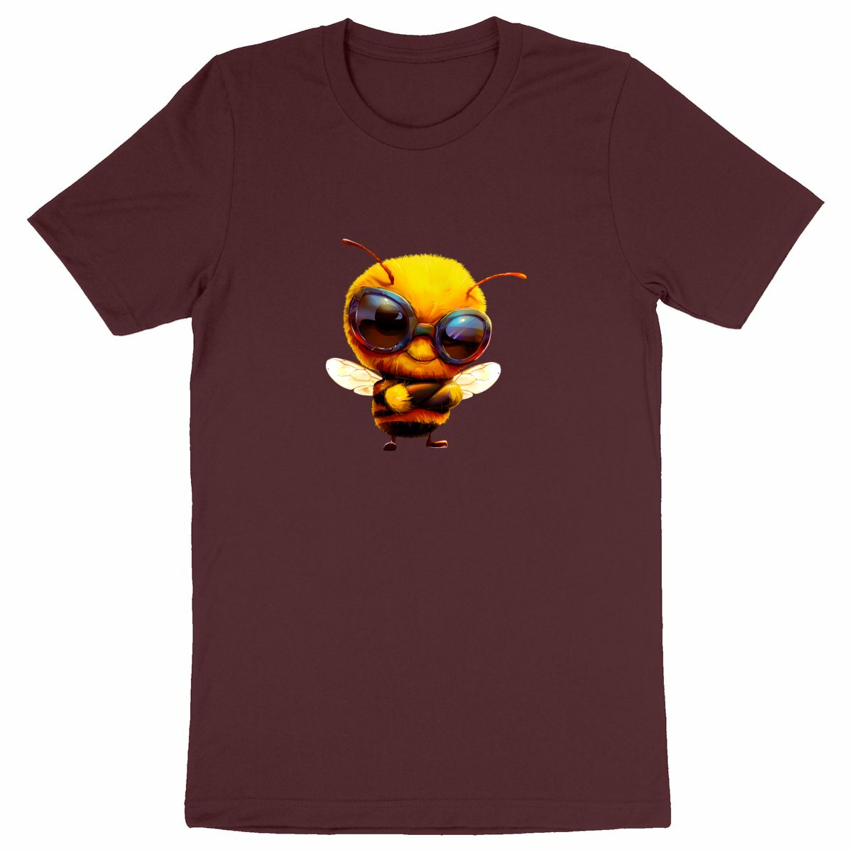 Cool Bee 2 Front T-shirt Homme à Col Rond