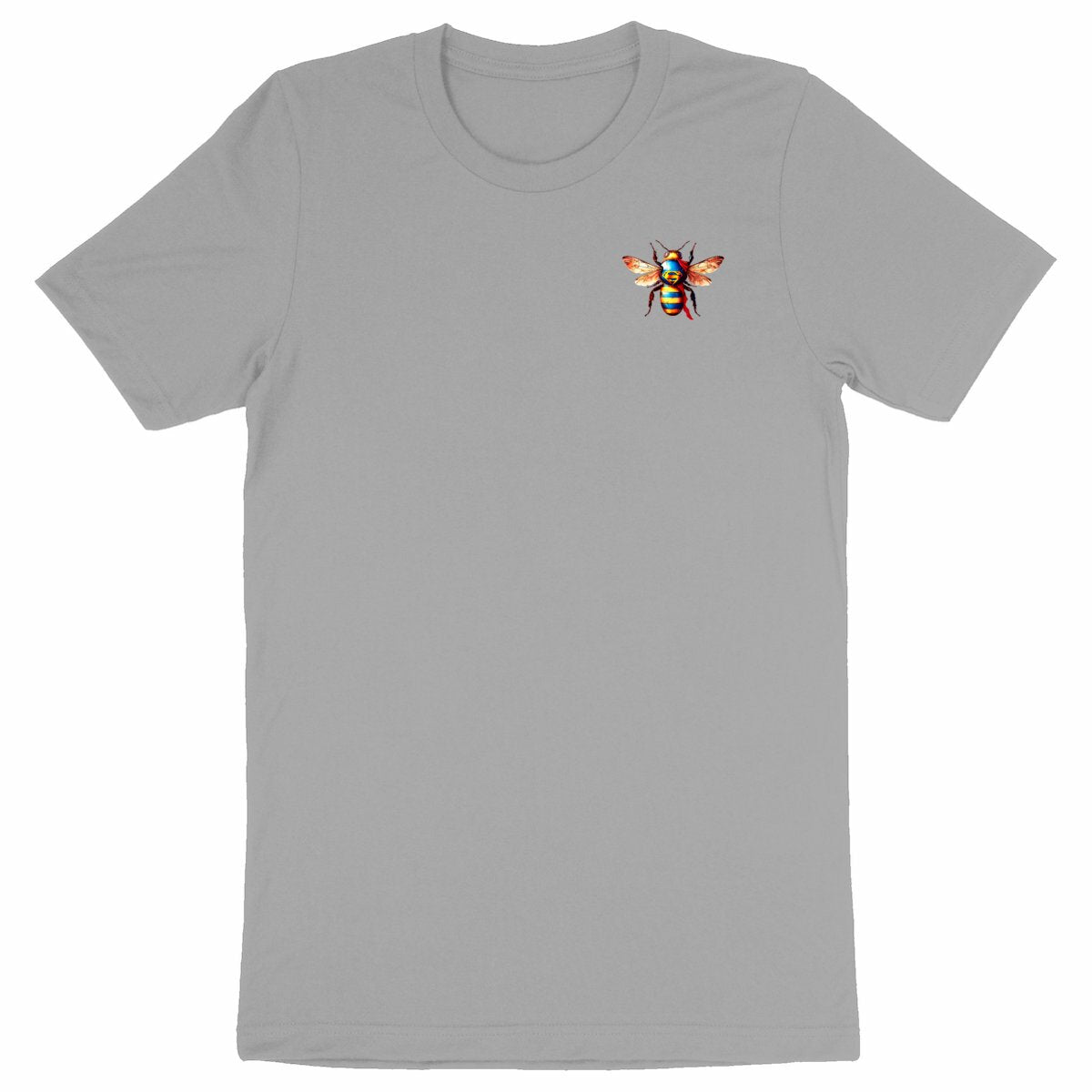 Super Man Bee Logo T-shirt Homme à Col Rond