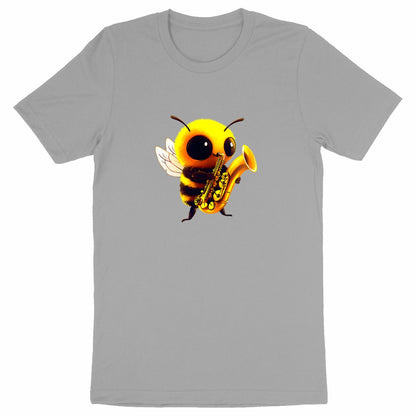 Saxophone Bee 1 Front T-shirt Homme à Col Rond