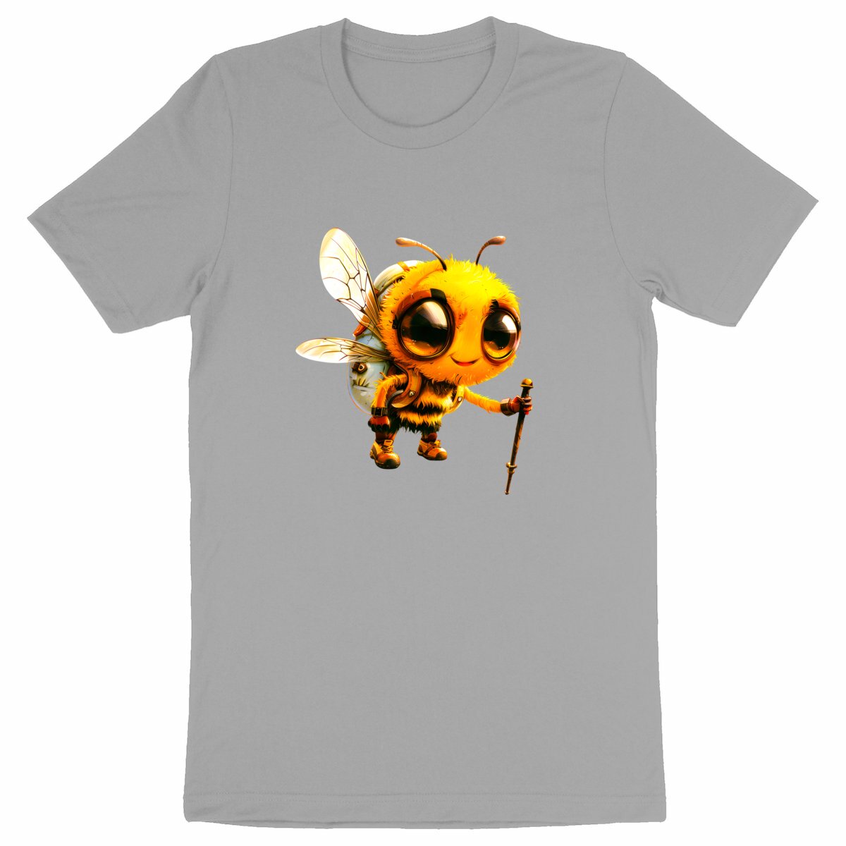 Hiking Bee 1 Front T-shirt Homme à Col Rond