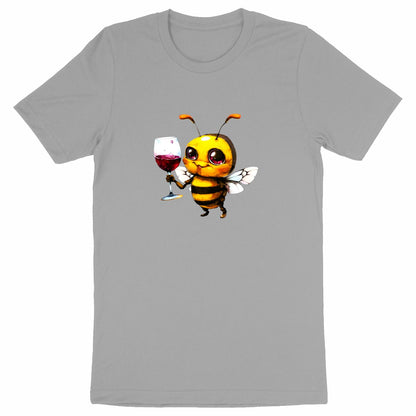 Bee Drinking Wine Front