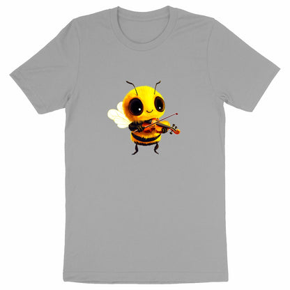 Violin Bee 1 Front T-shirt Homme à Col Rond