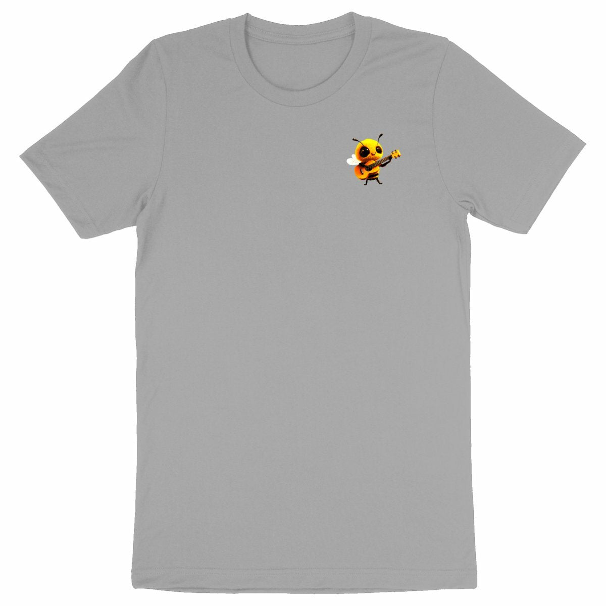 Guitar Bee 1 Logo T-shirt Homme à Col Rond