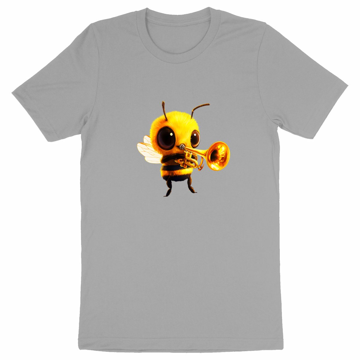 Trumpet Bee 1 Front T-shirt Homme à Col Rond